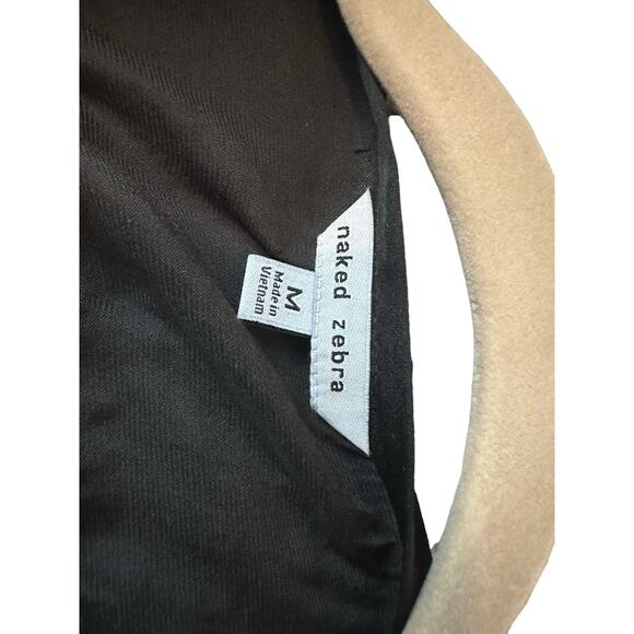 Naked Zebra Sleeveless Black Tank Drawstring Shorts Set - M - Picture 13 of 15